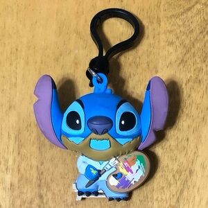 4/$20 Disney Stitch 3D Foam Bag Clip Artist Palette & Brush Blind Bag Series 6